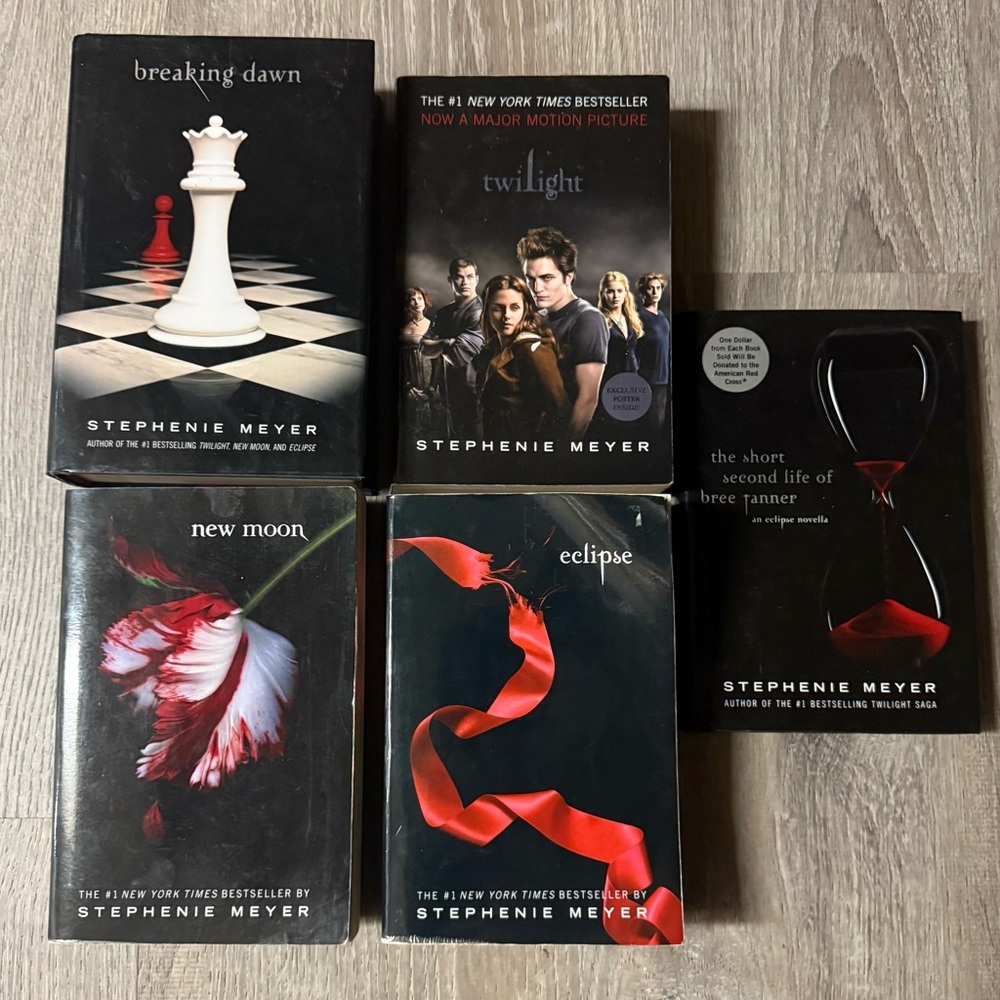 Twilight Saga Book Set Stephenie Meyer Mixed Hardback Paperback Complete Bundle